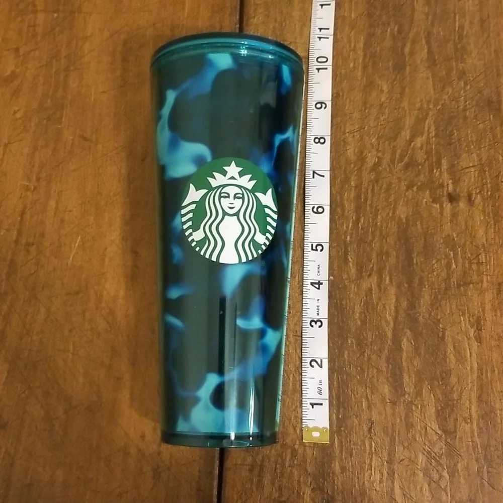 Starbucks Blue Tortsis Shell 24oz Tumbler